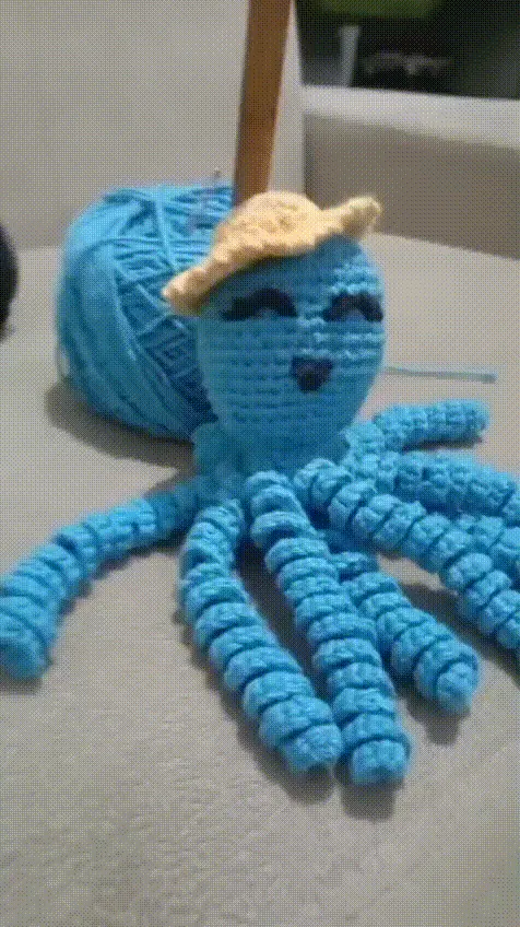 Peça artesanal em crochê